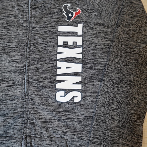 Houston Texans NFL Women’s Full Zip Hoodie XXL Heather Gray Team Apparel - Picture 2 of 4